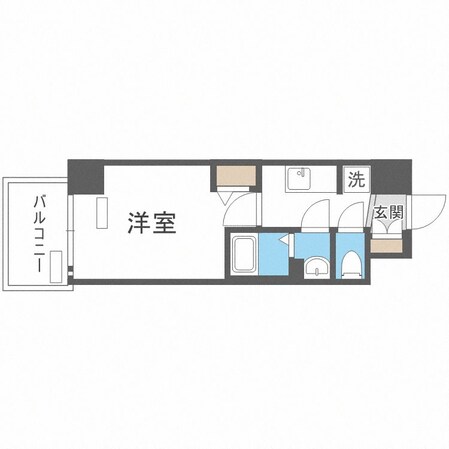 プレサンスOSAKA DOMECITY クロスティの物件間取画像